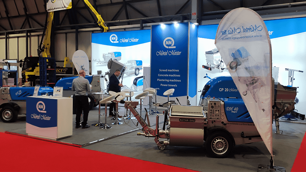 Mörtel Meister auf der UK Concrete Show